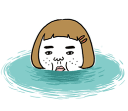 Ugly but charming woman3 sticker #8739781