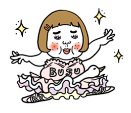 Ugly but charming woman3 sticker #8739789