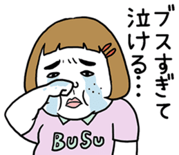 Ugly but charming woman3 sticker #8739797