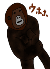 A variety of animals that come kidding sticker #8739814