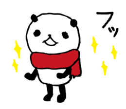 Big character panda4 sticker #8740098