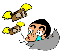 Human face healing animals sticker #8740221