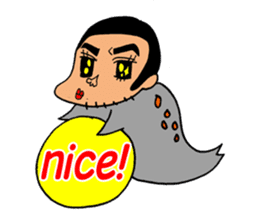 Human face healing animals sticker #8740233