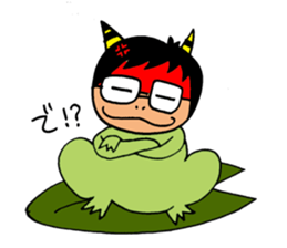 Human face healing animals sticker #8740238