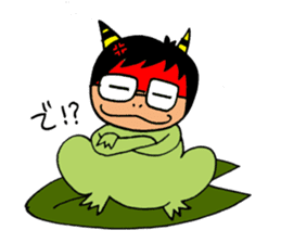 Human face healing animals sticker #8740238