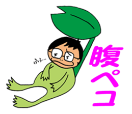 Human face healing animals sticker #8740239