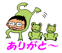 Human face healing animals sticker #8740242