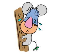 Human face healing animals sticker #8740246