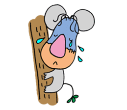 Human face healing animals sticker #8740246