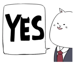 This is a cat ! sticker #8740270