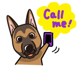 iinu - German Shepherd Dog sticker #8740411