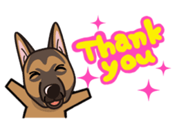 iinu - German Shepherd Dog sticker #8740412