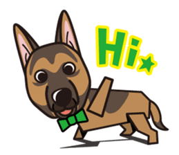 iinu - German Shepherd Dog sticker #8740416