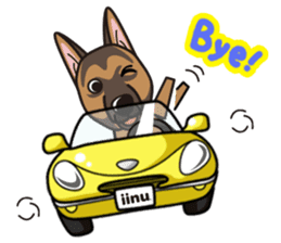 iinu - German Shepherd Dog sticker #8740417