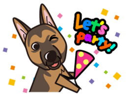 iinu - German Shepherd Dog sticker #8740419