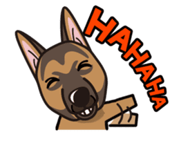 iinu - German Shepherd Dog sticker #8740421