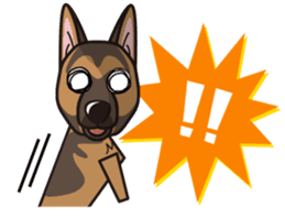 iinu - German Shepherd Dog sticker #8740422