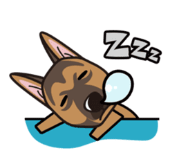 iinu - German Shepherd Dog sticker #8740424