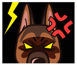 iinu - German Shepherd Dog sticker #8740425