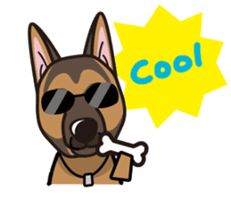 iinu - German Shepherd Dog sticker #8740426
