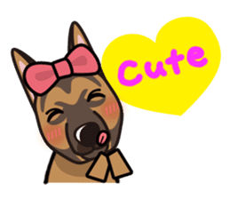 iinu - German Shepherd Dog sticker #8740427