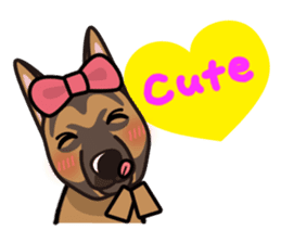 iinu - German Shepherd Dog sticker #8740427