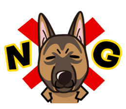 iinu - German Shepherd Dog sticker #8740429