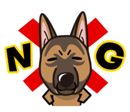 iinu - German Shepherd Dog sticker #8740429