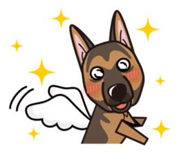 iinu - German Shepherd Dog sticker #8740430