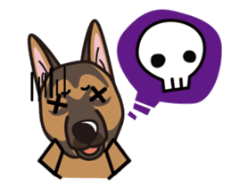 iinu - German Shepherd Dog sticker #8740432