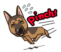 iinu - German Shepherd Dog sticker #8740433