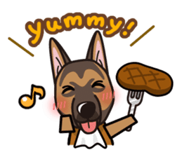iinu - German Shepherd Dog sticker #8740435