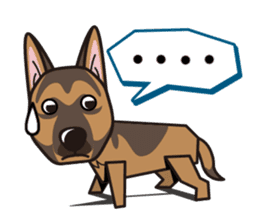 iinu - German Shepherd Dog sticker #8740437