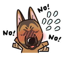 iinu - German Shepherd Dog sticker #8740438