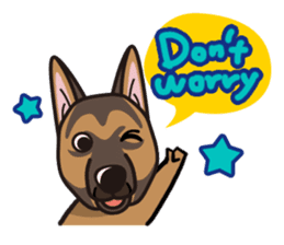 iinu - German Shepherd Dog sticker #8740439