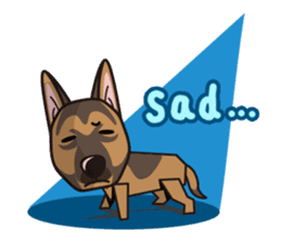 iinu - German Shepherd Dog sticker #8740441