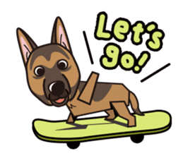 iinu - German Shepherd Dog sticker #8740442