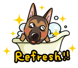 iinu - German Shepherd Dog sticker #8740443