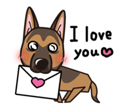 iinu - German Shepherd Dog sticker #8740444