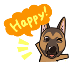 iinu - German Shepherd Dog sticker #8740445