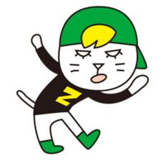 Cat wearing a blond wig Vol.1 sticker #8740588