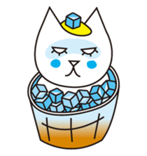 Cat wearing a blond wig Vol.1 sticker #8740599