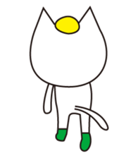 Cat wearing a blond wig Vol.1 sticker #8740601