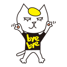 Cat wearing a blond wig Vol.1 sticker #8740603