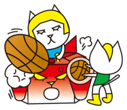 Cat wearing a blond wig Vol.1 sticker #8740608