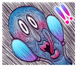 Moon face Fighter!! sticker #8741476