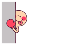 Moon face Fighter!! sticker #8741478