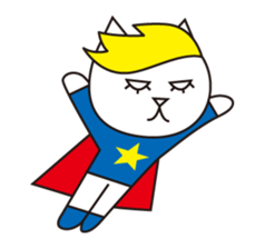 Cat wearing a blond wig Vol.5 sticker #8741511