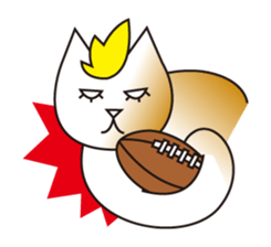 Cat wearing a blond wig Vol.5 sticker #8741520