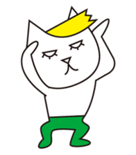 Cat wearing a blond wig Vol.5 sticker #8741528